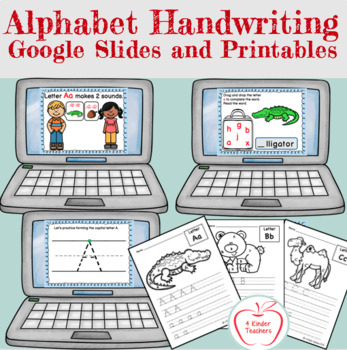 Preview of Handwriting / Google Slides and Printables