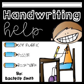 Preview of Handwriting Help with Student Self-Rubric