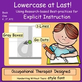 Teach Handwriting Explicit Instruction ~ Handwriting-Without-Tears STYLE FONT