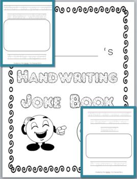Preview of Handwriting Joke Book- Manuscript