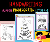 Handwriting/Kindergarten/Letters A-Z/Numbers/Maze game/Printable