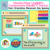 Handwriting: Legibility Components Bundle (BOOM Cards™ for