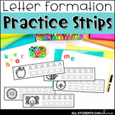 Handwriting Letter Formation Practice Strips