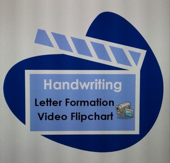 Preview of Handwriting - Letter Formation Video Flipchart, Letters Aa-Zz