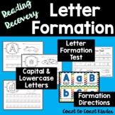 Handwriting: Letter Formation with Reading Recovery directions.