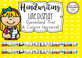 Preview of Handwriting Line Posters - Queensland Fonts