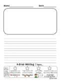 Lined Paper With Picture Box Worksheets & Teaching Resources | TpT