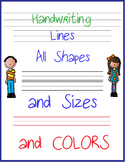 Handwriting Lines Clip Art Commercial Use Writing Lines