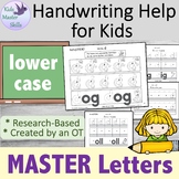 Handwriting Lower Case - Writing Practice - "MASTER LETTERS"