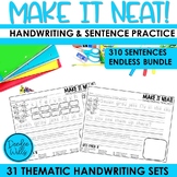 Handwriting - Make It Neat! Handwriting Practice, Instruction, and Fluency