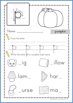 Handwriting - Missing Letters {Lowercase Letters} by Lavinia Pop