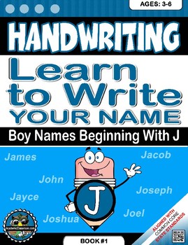 Handwriting Daily Practice: Learn To Write Your Name. Boy ...