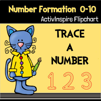 Preview of Handwriting | Number Formation 0-10 | Activinspire | Distance Learning
