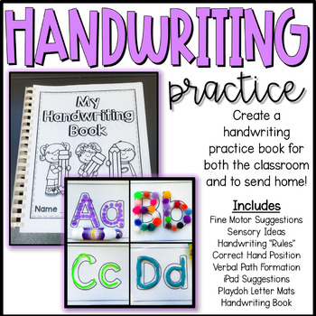 Preview of Handwriting Packet - For School and Home Distance Learning