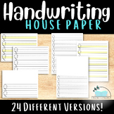 Handwriting Paper - House Paper - 24 different versions!