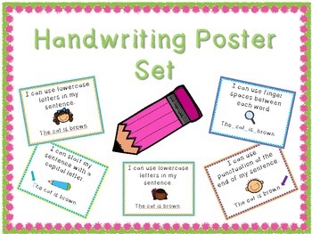 Preview of Writing Center Poster Set