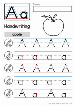 Alphabet Handwriting Practice: Upper and Lower Case Letters by Lavinia Pop