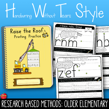 Preview of Handwriting Repair & Refine: 3rd-5th Grade. Handwriting-Without-Tears Style