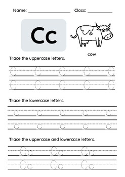Handwriting Practice: A-Z Alphabet Writing by Kru Phorkathern | TPT