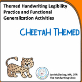 Handwriting Practice Activities Cheetah Themed!