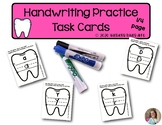Handwriting Practice Activity Task Cards | Alphabet | Dent