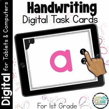 Preview of Handwriting Practice Alphabet Letter Formation Tracing Activity Google Slide Use