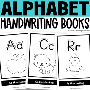 Preview of Handwriting Practice Books | Tracing Letters Fine Motor Activities