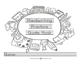 Sample Handwriting Practice Copywork Quote Book That Encou