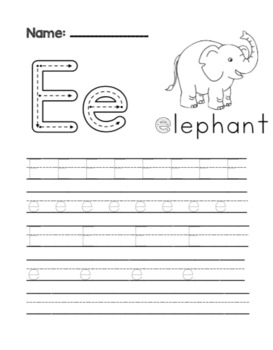 Handwriting Practice FREEBIE - Vowels by Surprisingly SPED | TPT