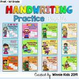 Handwriting Practice Journal - All year Bundle