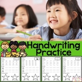 Handwriting Practice, Kindergarten, Worksheets, Back to School