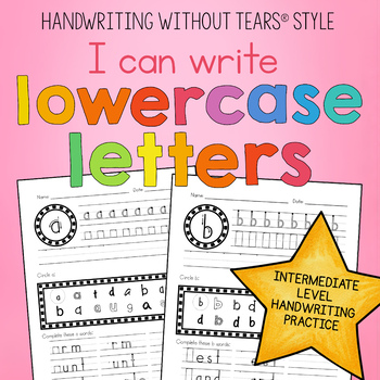 Handwriting Practice - Lower case letter tracing - Handwriting Without ...