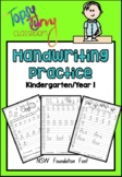 Handwriting Practice - NSW Foundation Font