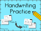 Handwriting Practice Pack {From A-Z}