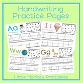 Handwriting Practice Pages ~ Preschool