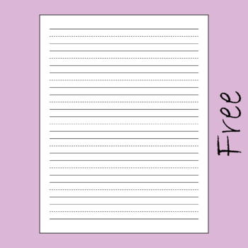 Writing paper for preschoolers: Preschoolers Letter writing lined paper for  Alphabet Handwriting practice, Dotted midline, 120x pages