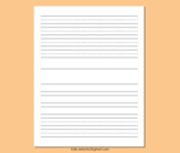 Handwriting Practice Paper With Dotted Lines Manuscript Wr
