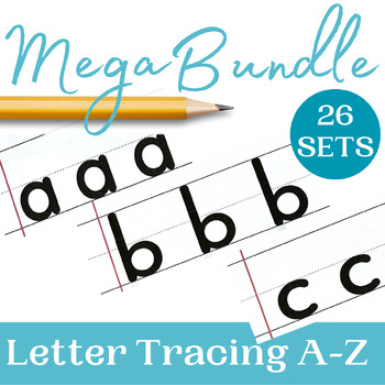 Letter Tracing and Handwriting for Practice Lowercase Letters Mega