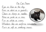 Handwriting Practice - Pet Cat Poem (Victorian Cursive)
