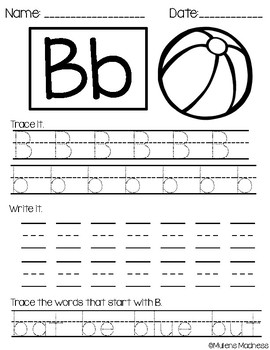 Handwriting Practice Sheets by Homeruns and Hallways | TPT