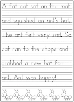 Handwriting Practice Sheets Letter Aa FREEBIE! by Lightbulb Moments
