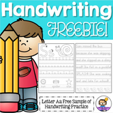 Handwriting Practice Sheets Letter Aa FREEBIE!