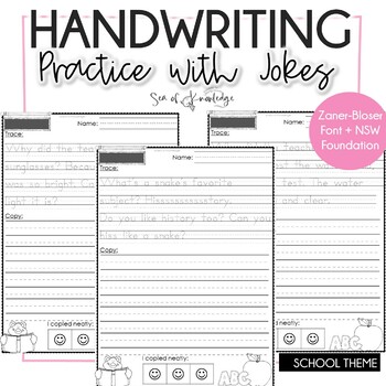 Handwriting Practice Free Printables Earth Day Jokes