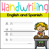 Handwriting Practice Spanish and English Alphabet