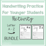 Handwriting Practice Worksheet Activity Letters A to Z
