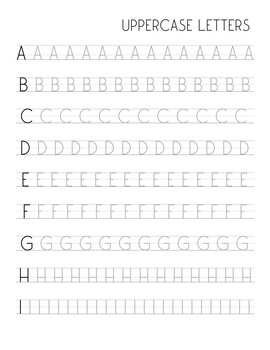 FREE Handwriting Practice Pages {Lowercase Letters} - In My World