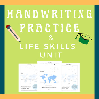 Preview of Handwriting Practice and Life Skills, DIRECTIONS
