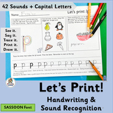 Handwriting Practice for Kindergarten & 1st supports Jolly