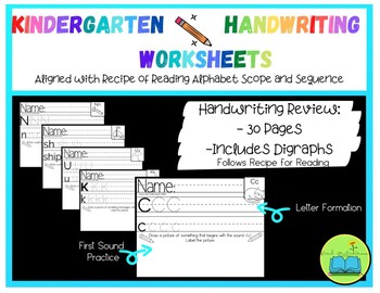 Kindergarten Handwriting Practice (2nd Edition)