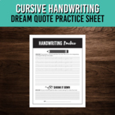 Handwriting Practice for Middle School | Cursive Inspirati